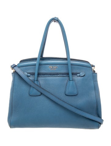Vitello Daino Leather Top Handle Bag