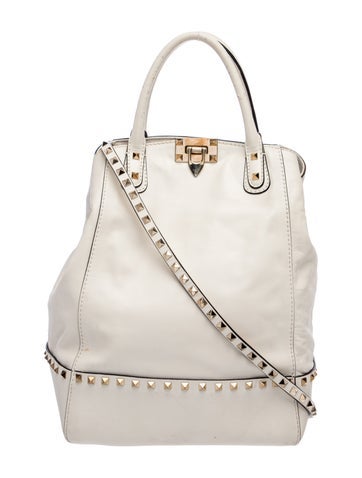 Rockstud Top Handle Bag