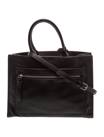 Leather Top Handle Bag