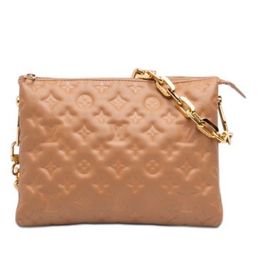 Monogram Embossed Puffy Lambskin Coussin