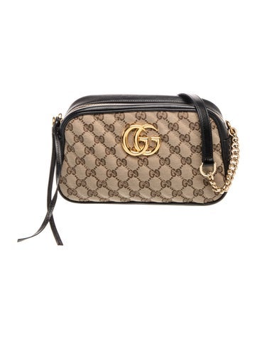 GG Canvas Marmont Small