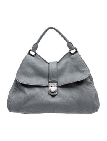 Leather Top Handle Bag