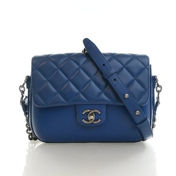 Calfskin Rock My Shoulder Flap Bag