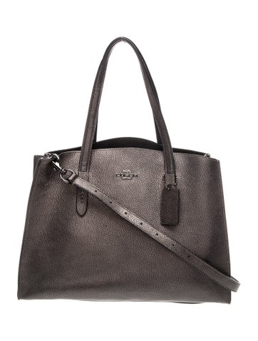 Leather Top Handle Bag