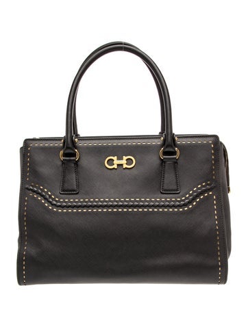 Leather Top Handle Bag