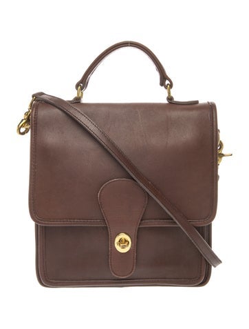 Leather Top Handle Bag