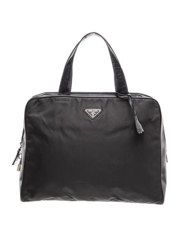 Tessuto Nylon Top Handle Bag Vintage