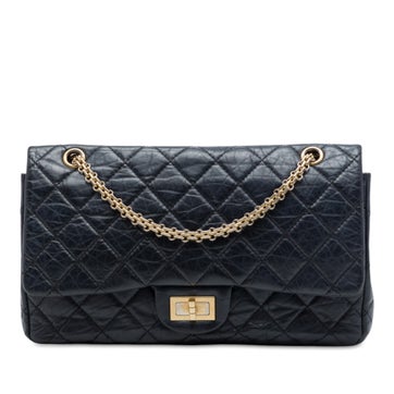 Quilted Aged Calfskin Reissue 2.55 Double Flap