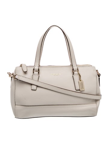 Leather Saffiano Leather Satchel Mini