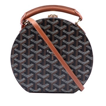 Goyard Goyardine Alto Hatbox Trunk Bag