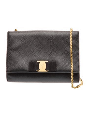 Saffiano Leather Vara Bow