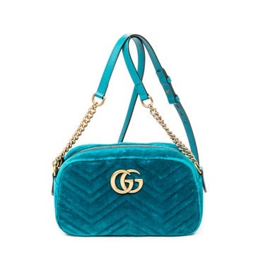 Canvas Small GG Marmont Chain Crossbody
