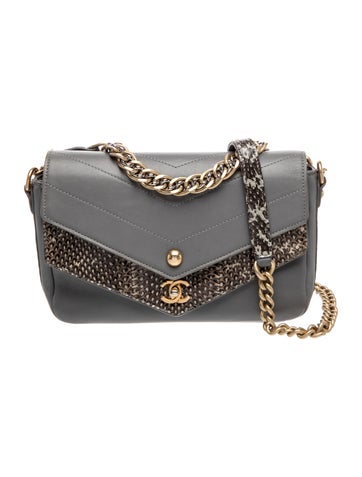 Paris-Hamburg Double Chevron Flap Bag