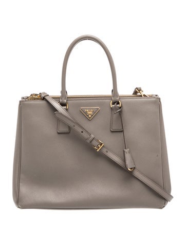 Saffiano Leather Galleria Double Zip