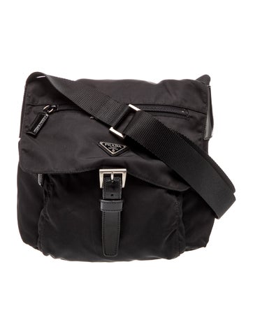Tessuto Nylon Messenger Bag