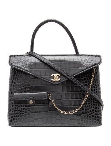 2026 Metiers D'art Croc Illusion Envelope Flap Bag