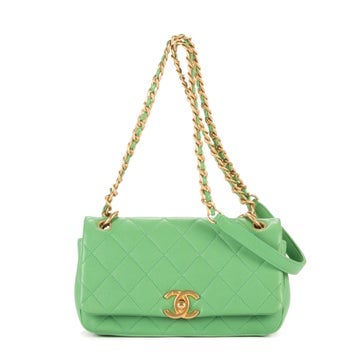 Leather Top Handle Satchel Single Flap