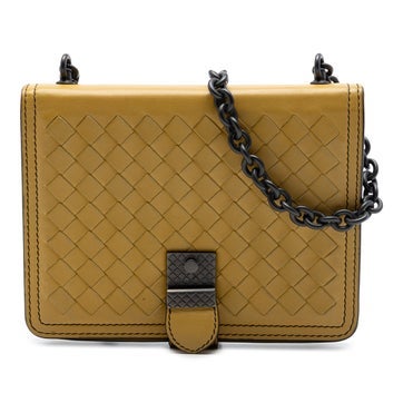 Leather Small Nappa Intrecciato Runway Shoulder Bag