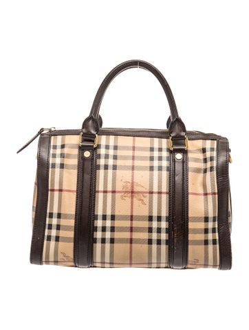 Haymarket Check Top Handle Bag