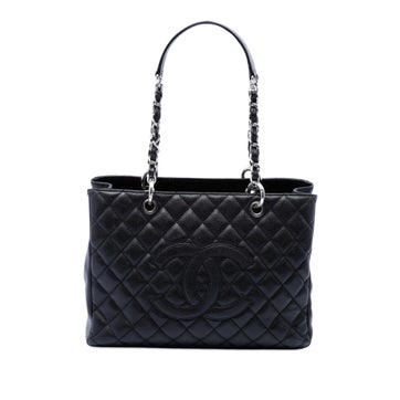 Calf Leather Caviar Grand Shopping Tote