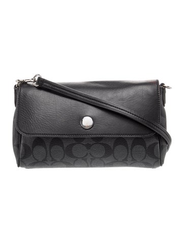 Leather Signature Coated Canvas Reversible