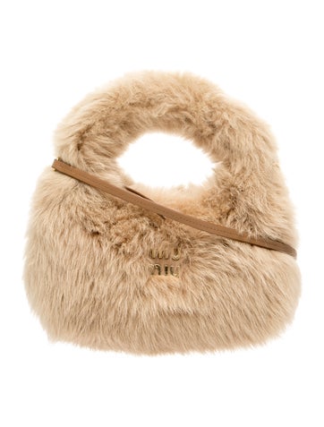 Fur Wander Shearling Hobo Bag Mini