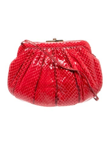 Snakeskin Crossbody Bag Vintage