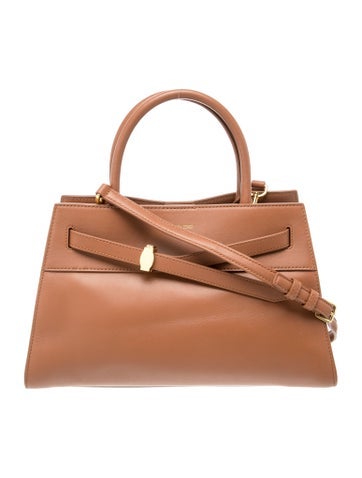 Leather Top Handle Bag