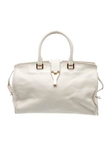 Leather Y Cabas Medium