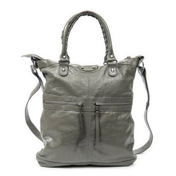 Leather Large Classic Square Carryall