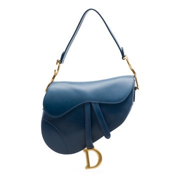 Gradient Calfskin Saddle Bag