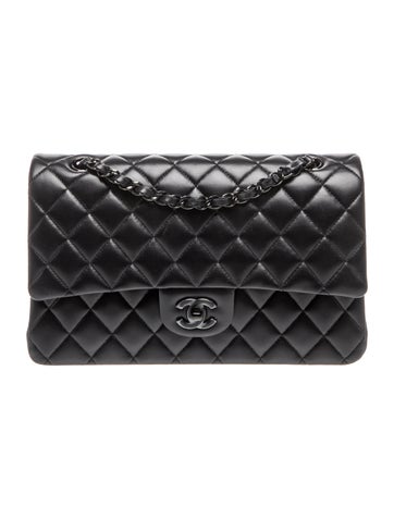 2025 Medium So Black Double Flap Bag