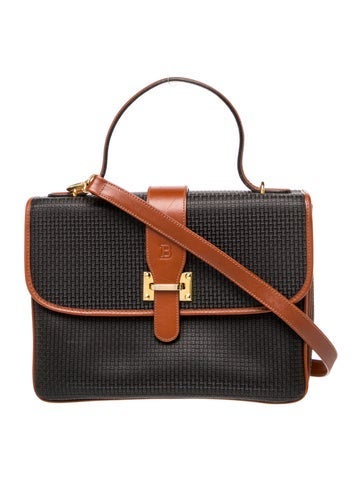 Leather Top Handle Bag