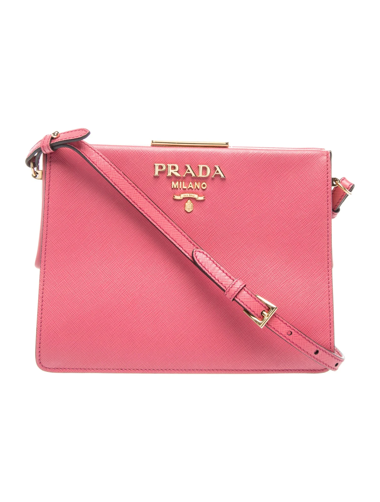Signature Saffiano Leather Frame Bag