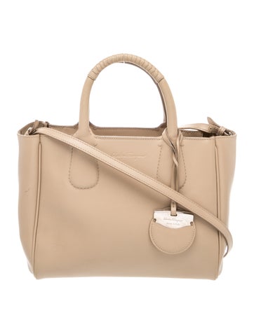 Leather Top Handle Bag