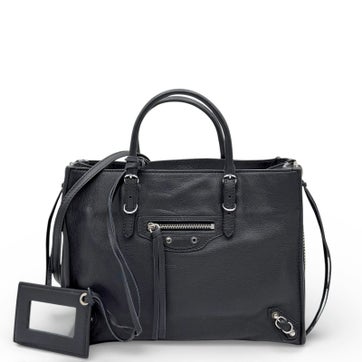 Calfskin Papier A4 Zip Around Tote Mini