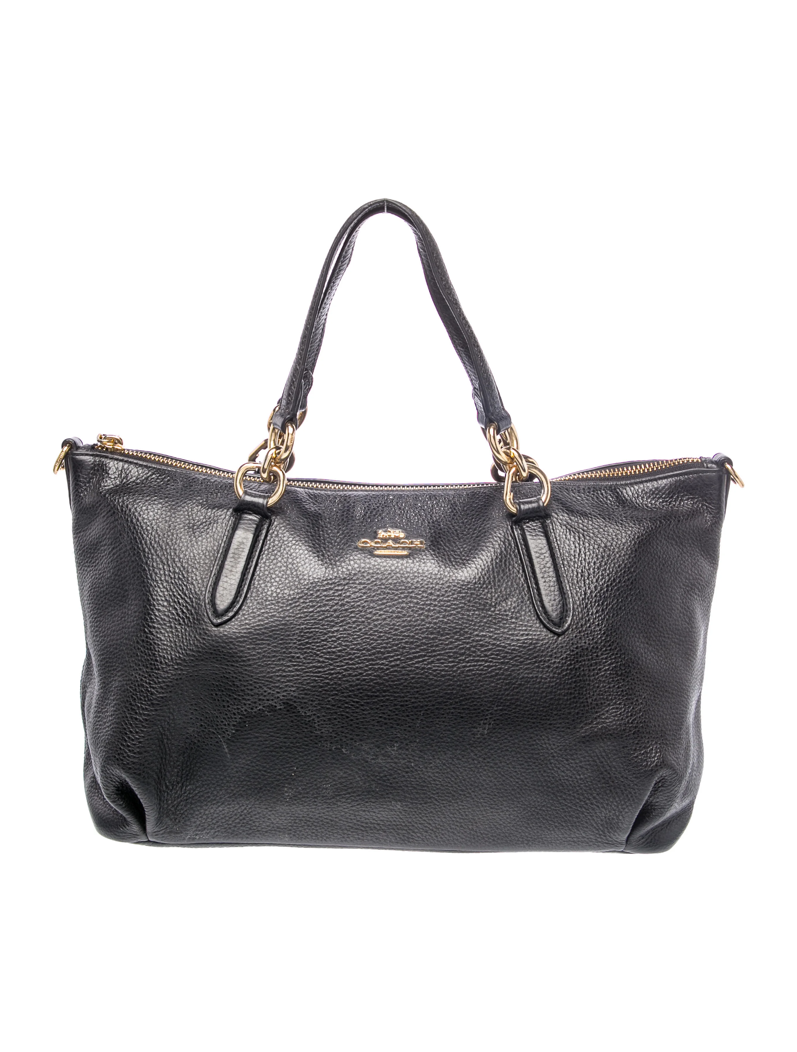 Leather Top Handle Bag
