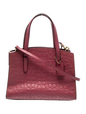 Leather Top Handle Bag