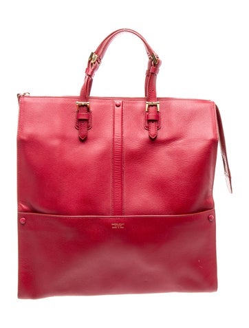 Leather Top Handle Bag