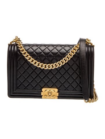 Large Quilted Boy Bag