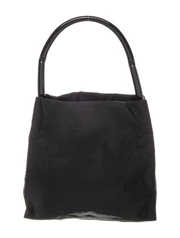 Tessuto Nylon Top Handle Bag Vintage