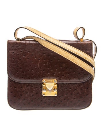 Ostrich Shoulder Bag