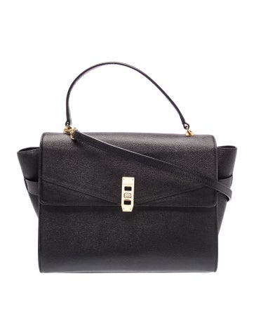 Leather Top Handle Bag