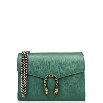 Mini Dionysus Chain Wallet Green