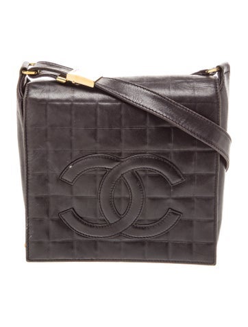 Chocolate Bag Flap Shoulder Bag