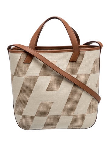 Hermes Toile Cabas H en Bias 27