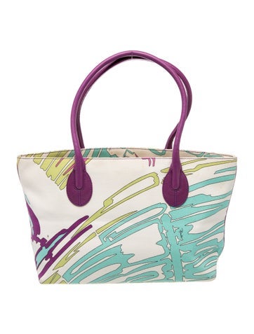 Emilio Pucci Canvas Tote
