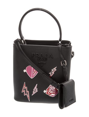 Saffiano Lux Leather Panier Small