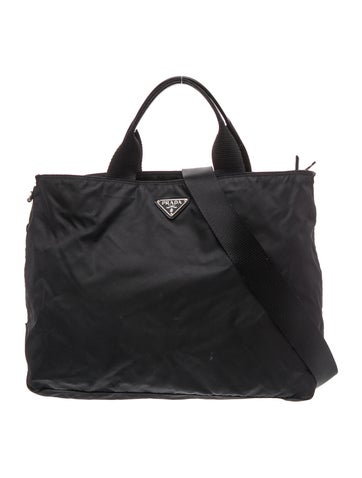 Saffiano Leather Tessuto Nylon Re-Edition Tote