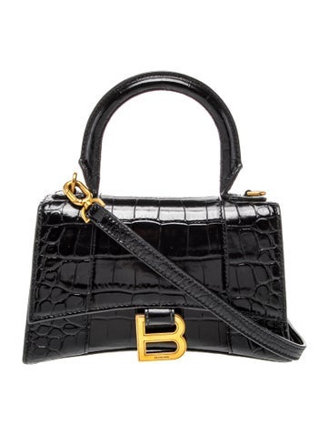 Embossed Leather Hourglass XS